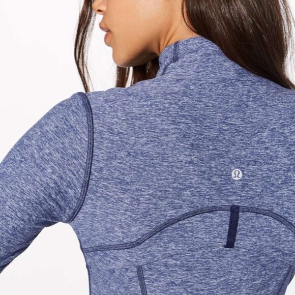 Lululemon Define Jacket (Rulu)Heathered Hero Blue Size 4 - Picture 5 of 12